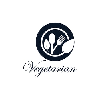 Vegetarian food vector icon