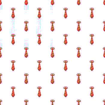 Men classic tie pattern, cartoon style vector