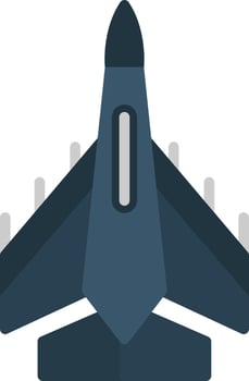 Jet Flat Icon vector
