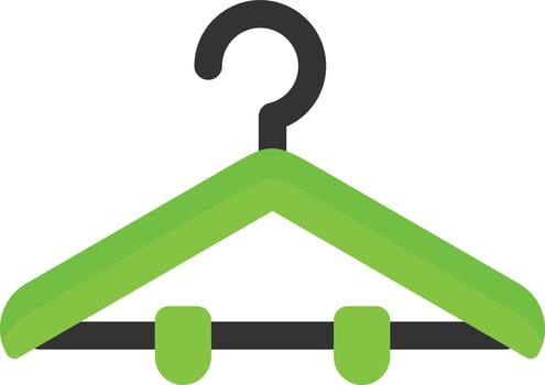Clothes Hanger Vector Icon Design