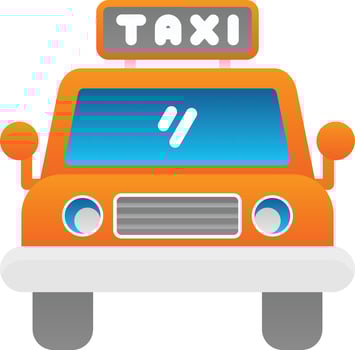 Taxi Vector Icon Design