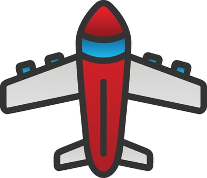 Airplane Vector Icon Design