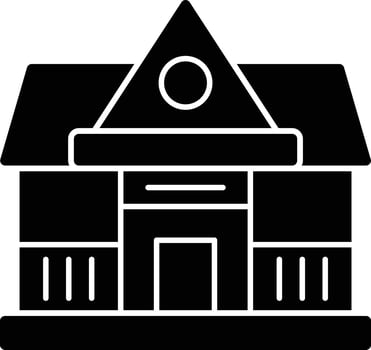 Residential Glyph Icon vector