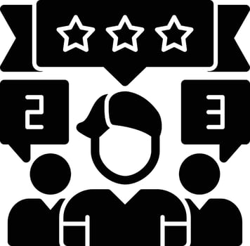 Competition Glyph Icon vector
