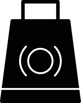 Bag Glyph Icon vector