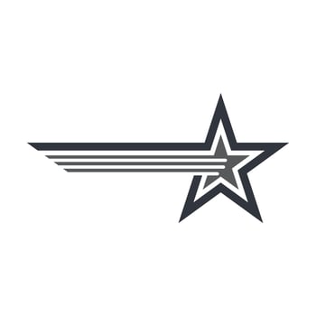Star vector icon illustration