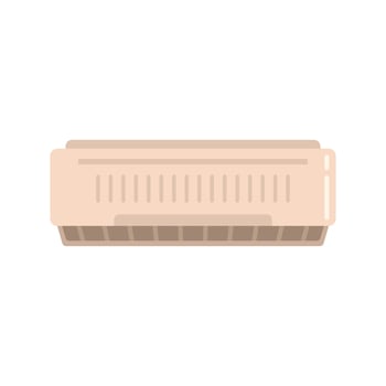 Room air conditioner icon flat isolated vector