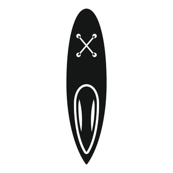 Sport sup board icon simple vector. Surf stand vector
