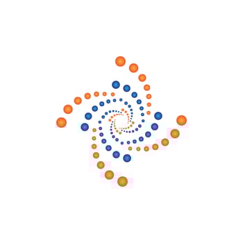 Molecule vector icon illustration design