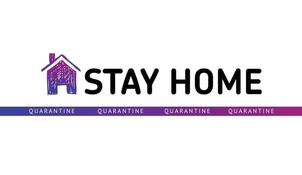 Stay home stay safe doodle illustration. Quarantine. Pandemic coronavirus. vector