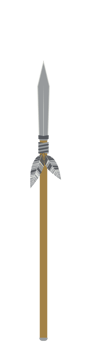 Spear War Lance Weapon Two Side Sharp Knight png