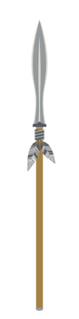 Spear War Lance Weapon Two Side Sharp Knight png