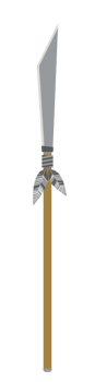 Spear War Lance Weapon Two Side Sharp Knight png