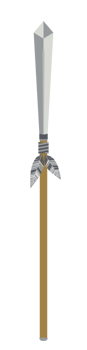Spear War Lance Weapon Two Side Sharp Knight png