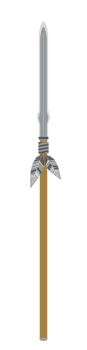 Spear War Lance Weapon Two Side Sharp Knight png
