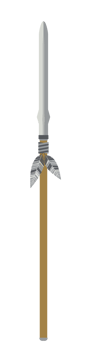 Spear War Lance Weapon Two Side Sharp Knight png