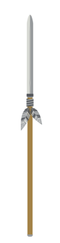 Spear War Lance Weapon Two Side Sharp Knight png