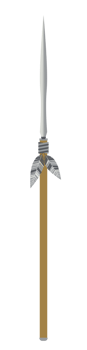 Spear War Lance Weapon Two Side Sharp Knight png
