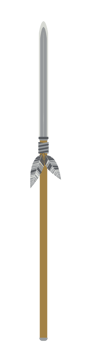 Spear War Lance Weapon Two Side Sharp Knight png