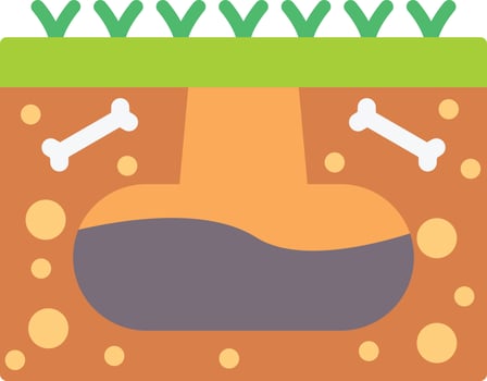 Fossil Vector Icon Design