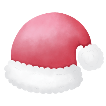 Watercolor Christmas decorations png
