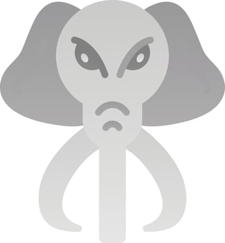 Mammoth Vector Icon Design