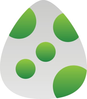 Dinosaur Egg Vector Icon Design
