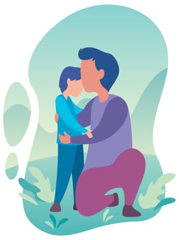Father and Son vector
