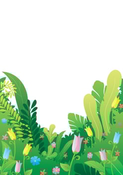 Nature Background Isolated vector