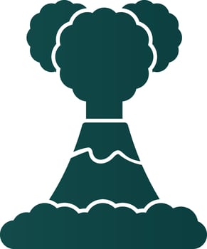 Volcano Vector Icon Design