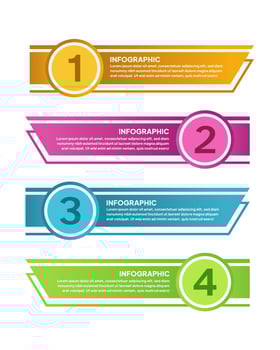 Multipurpose Simple Vector Infographic Template