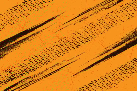 Orange and black grunge texture background vector
