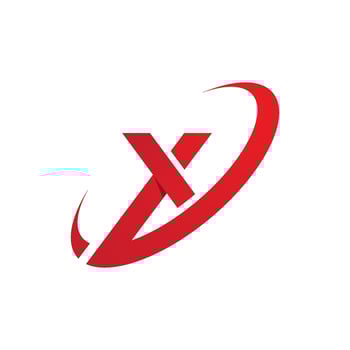 X Letter Logo Template vector icon