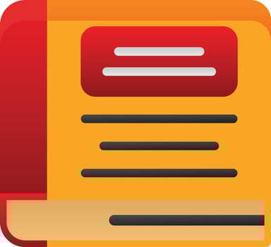 Book Vector Icon Design