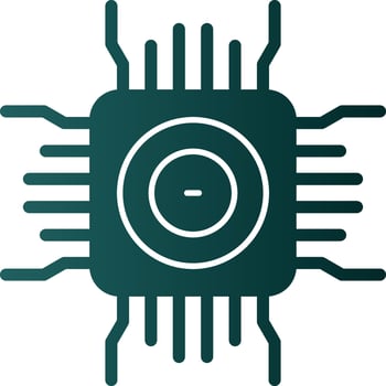 Cpu Vector Icon Design