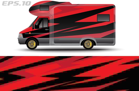 sticker livery car adventure sticker design, cool abstract graphic background vector