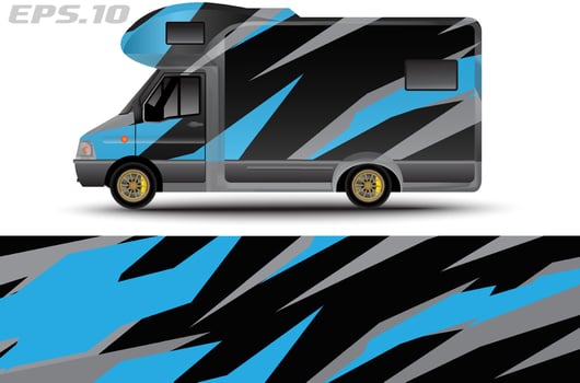 sticker livery car adventure sticker design, cool abstract graphic background vector
