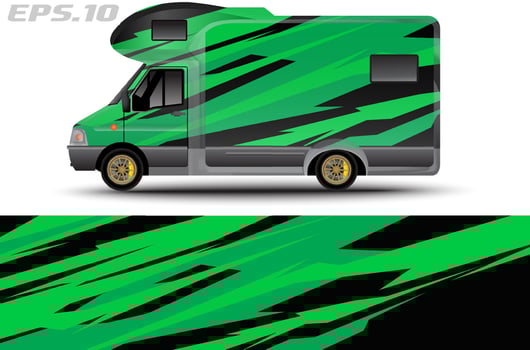 sticker livery car adventure sticker design, cool abstract graphic background vector