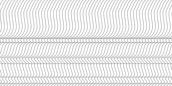 Abstract wavy background. Thin line on white vector