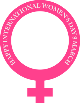 international womens day badge png