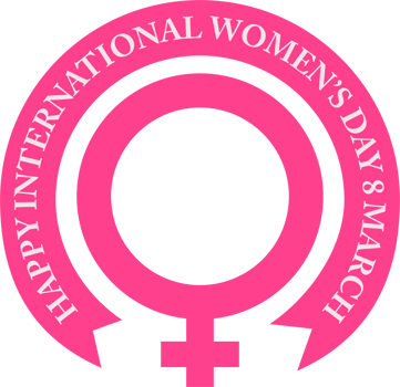 international womens day badge png