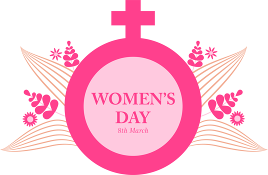 international womens day badge png