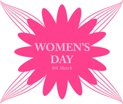 international womens day badge png