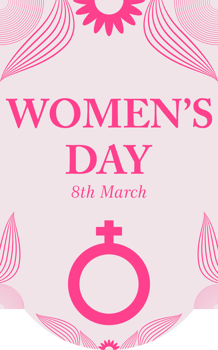 international womens day badge png