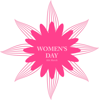 international womens day badge png