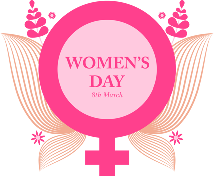 international womens day badge png