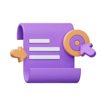 Planning 3D render Icon design png