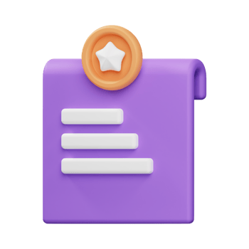 Rating 3D render Icon design png