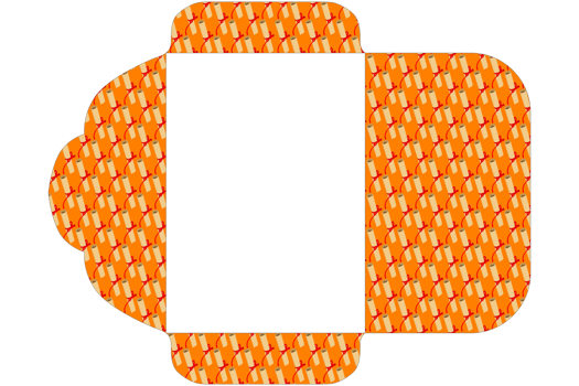 Envelope Design with Certificate Roll Theme png