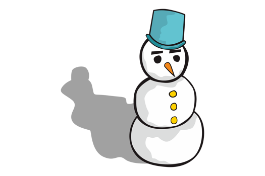 Christmas Snowman Cartoon Character png